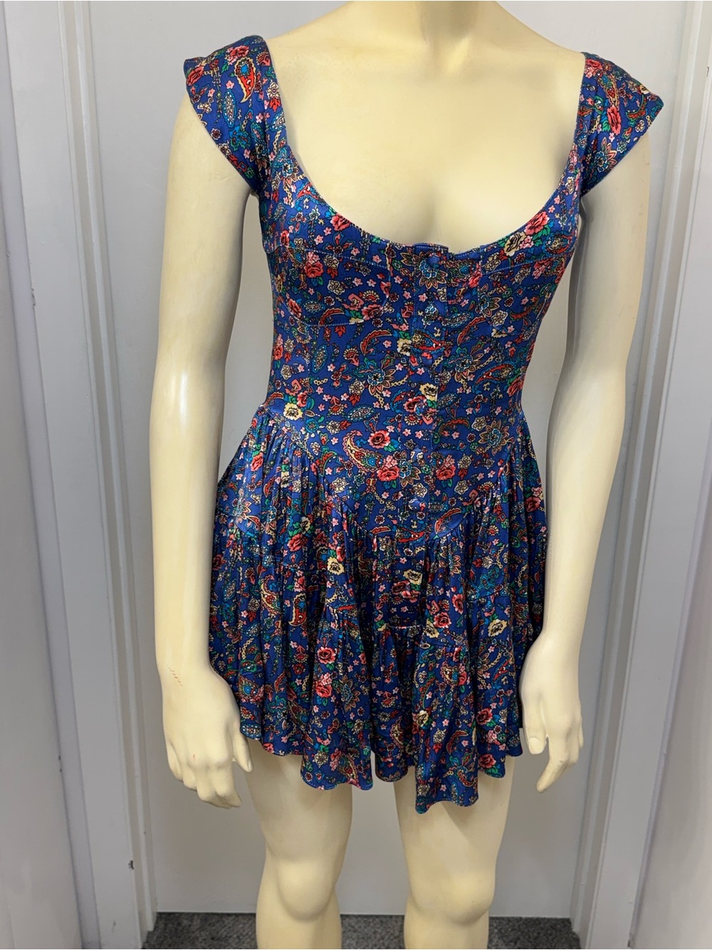 Vanessa Mooney Paisley Print Romper